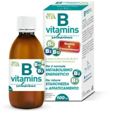 paladin pharma sanavita b vitamins soluzione 100 ml sanavita ean 8052049551335