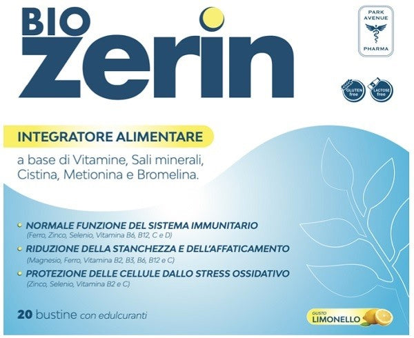 park avenue pharma biozerin 20 bustine