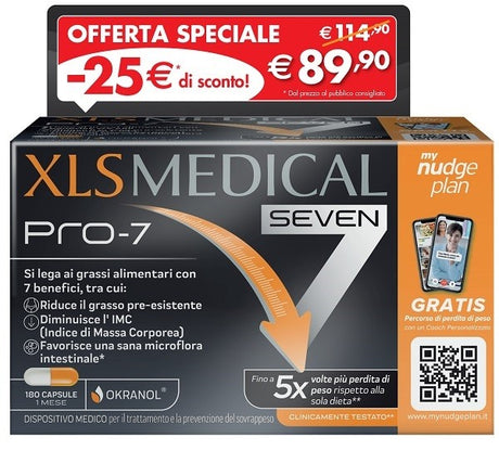 perrigo italia xls medical pro 7 180 capsule taglio prezzo xls ean 8004283171190