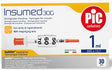 pic siringa insulina pic insumed 1 ml 100 ui ago gauge 30 127 mm senza spazio morto 30 pezzi pic ean 8058090005292