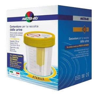 pietrasanta pharma contenitore raccolta urina sottovuoto master aid 120 ml master aid ean 8032956143793