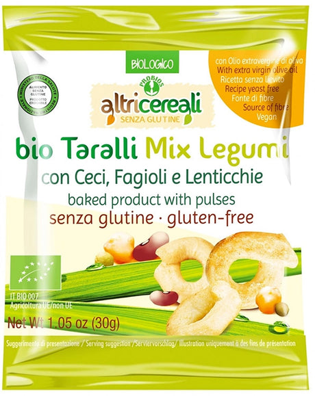 probios societa benefit altricereali taralli mix legumi 30 g probios ean 8018699023110