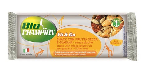 probios societa benefit biochampion fitgo barretta energetica frutta seccaguarana 30 g probios ean 8018699011483