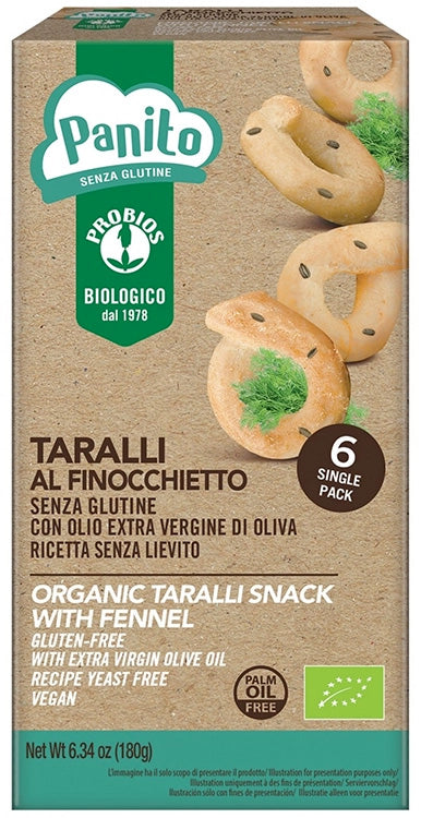 probios societa benefit panito taralli al finocchietto 180 g probios ean 8018699020553