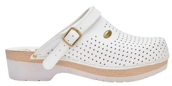 scholl shoes clog scomf bs ce bycast bis unisex white woods bianco 43 scholls ean 5038483294109