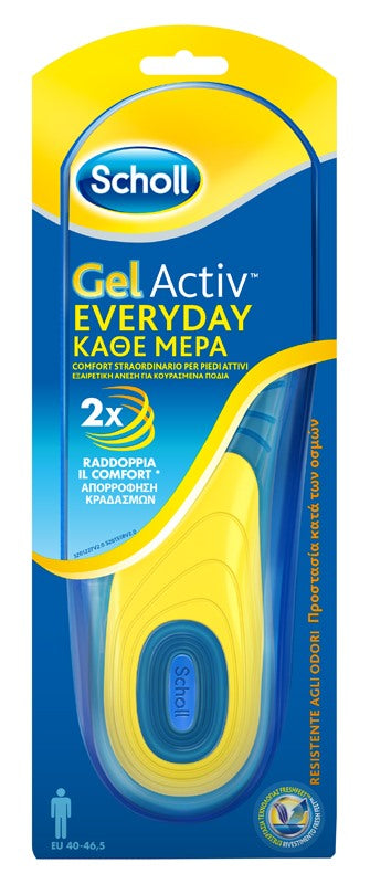 scholls wellness company scholl gel activ everyday uomo scholls ean 5052197039221