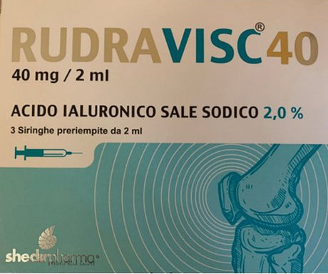 shedir pharma siringa intra articolare rudravisc 40 hc acido ialuronico sale sodico 40 mg 2 ml 3 pezzi shedir