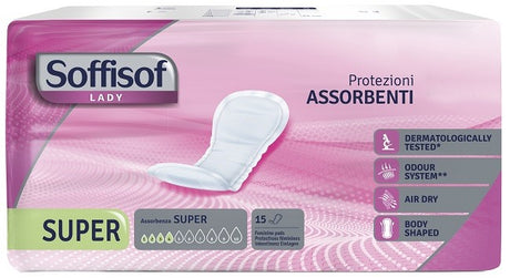 silc pannolone per incontinenza soffisof lady air dry super 15 pezzi soffisof ean 8007300010267