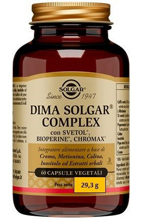 solgar dima solgar complex 60 capsule vegetali solgar ean 0033984011397