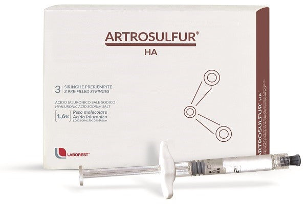uriach italy siringa intra articolare artrosulfur ha acido ialuronico 16 2 ml 3 pezzi artrosulfur